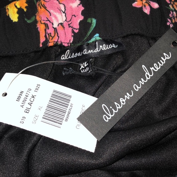 🖤ALISON ANDREWS🖤TIERD FLORAL ASYMMETRICAL SKIRT - Picture 7 of 7